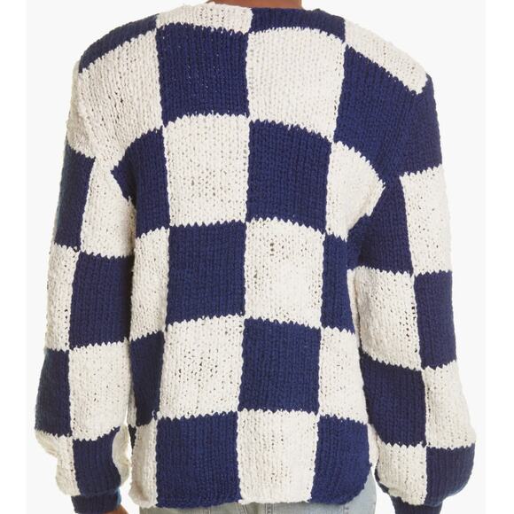 THE ELDER STATESMAN: Men's Hand Knit Squares Cardigan - S/XS - Picture 2 of 9